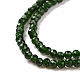 Synthetic Green Goldstone Beads Strands G-E591-07A-4