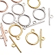 60Sets 4 Colors Alloy Toggle Clasps FIND-YW0001-37-5