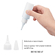BENECREAT 24 Packs 1oz Plastic Squeeze Dispensing Bottles Tip Applicator Bottles with Leak-Proof White Caps for Glue DIY-BC0011-24A-7