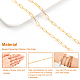 Kits de fabricación de joyas de cadena de clip de papel diy de sunnyclue DIY-SC0014-50G-3