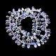 Chapelets de perles en verre électroplaqué&nbsp;EGLA-B006-01A-FR03-2