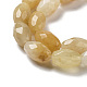 Natural Topaz Jade Beads Strands G-P520-C13-01-4