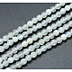 Natürlichen weißen Mondstein Perlen Stränge G-Q582-1-1