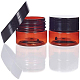 Plastic Cosmetics Cream Jar AJEW-WH0096-29-2