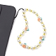 Cinturini mobili in argilla polimerica con frutta e perle imitate e perline di vetro HJEW-JM01641-01-3