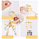 Вращающийся подсвечник из нержавеющей стали DIY-WH0021-42G-04-4