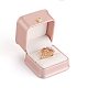 Cajas de regalo de anillo de cuero de pu LBOX-L005-A01-1