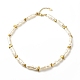 Collier bracelet perles imitation abs & hématite synthétique SJEW-JS01240-6
