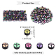 SuperZubehör 300pcs 6 Farben handgefertigte Fimo-Perlen CLAY-FH0001-18-2