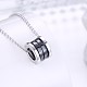 Trendy 925 Sterling Silver Pendant Necklaces NJEW-BB22356-3