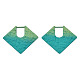 Spray Painted Iron Pendants IFIN-N008-032A-2