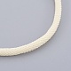 Braided Cotton Cord Bracelet Making MAK-L018-03A-09-P-2