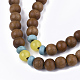 4-Loop Wrap Style Buddhist Jewelry BJEW-T009-07-4