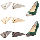 NBEADS 6 Pcs 3 Colors Metal Shoes Pointed Protector FIND-NB0003-32-1