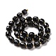 Perles en obsidienne naturelle G-I338-05-3