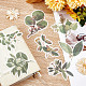 CRASPIRE 120pcs Leaf Stickers Self-Adhesive Plants Stickers Washi Stickers DIY Decorative Label for Scrapbook Notebook Journal Card Making Envelope Decoration DIY-CP0007-15-6