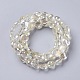 Chapelets de perles en verre électroplaqué EGLA-J149-B-FR06-2