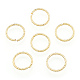 Brass Open Jump Rings KK-N259-56C-2