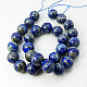 Chapelets de perles en lapis-lazuli naturel X-G-G099-4mm-7-2