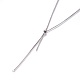 Edelstahl Slider Halskette Herstellung X-AJEW-JB00476-2