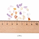 150g 5 perles de puces de pierres précieuses mélangées naturelles de style G-FS0001-09-2