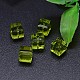 Imitación cubo facetas hebras de abalorios de cristal austriaco G-M184-6x6mm-17A-2