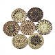 Handmade Reed Cane/Rattan Woven Beads WOVE-T006-031D-1