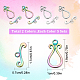 SUNNYCLUE 1 Box 10 Sets Toggle Clasps Toggle Jewelry Clasps Teardrop 304 Stainless Steel Toggle Clasp T-Bar Connectors OT Clasps for Jewelry Making Women Adults DIY Necklace Bracelet Crafts Supplies STAS-SC0004-23-2