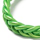 Эластичные плетеные браслеты из сверкающего пластикового шнура BJEW-R313-04D-2