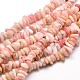 Natural Morganite Chip Beads Strands X-G-E271-85-1