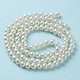 Baking Painted Pearlized Glass Pearl Round Bead Strands X-HY-Q330-8mm-02-3