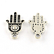 Hamsa main / main de fatima / main de miriam en alliage de style tibétain pendentifs TIBEP-R344-01AS-LF-1
