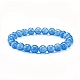 Dyed Natural Malaysia Jade Round Beads Stretch Bracelets Set BJEW-JB06955-7