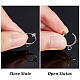 PandaHall 36pcs Brass Clip-on Earring Converters FIND-PH0006-40-4