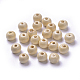 Perles en bois naturel teint X-WOOD-Q006-8mm-04-LF-1