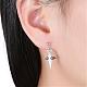 Goujons d'oreille en alliage de zinc à la mode pour femmes EJEW-BB29717-2