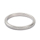 Кольцо на палец с матовым куполом толщиной 2 мм для девочек и женщин RJEW-C012-01A-P-1