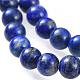 Chapelets de perle en lapis-lazuli naturel G-G953-01-6mm-3