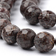 Chapelets de perles de flocon de neige en obsidienne naturelle G-Q462-89-8mm-3