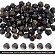 NBEADS 2 Strands about 130 Pcs Natural Obsidian Beads G-NB0003-50-4