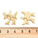 Латунные подвески KK-B095-01G-3