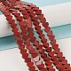 Chapelets de perles en jaspe rouge naturel G-M403-A09-2