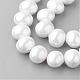 Chapelets de perles de coquille PEAR-R064-75-1