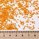 MIYUKIラウンドロカイユビーズ  日本製シードビーズ  （rr138)透明オレンジ  15/0  1.5mm  穴：0.7mm  約27777個/50g SEED-X0056-RR0138-4