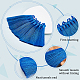 Sunnyclue 1 boîte de 10 pompons bleus en vrac faits à la main en nylon FIND-SC0003-38C-4