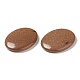 Synthetic Goldstone Worry Stone for Anxiety Therapy G-B036-01H-3