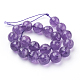 Natural Amethyst Beads Strands G-C073-10mm-3-2