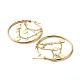 Brass Hoop Earrings EJEW-JE04573-6