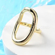 Латунные открытые кольца манжеты RJEW-Q778-19G