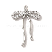 Латунные микропаве прозрачные подвески с фианитом KK-R155-01P